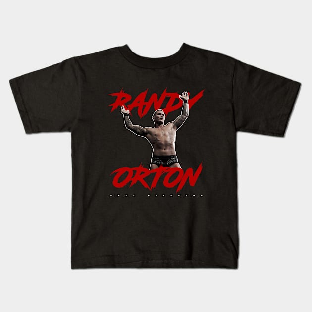 Wwe Randy Orton Smackdown! Kids T-Shirt by Cartel